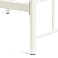 Кровать ROWENTA (mod. 9177) металл 90*200 (Single bed) White (белый) - Изображение 4